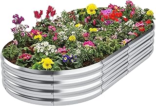 Galvanized Raised Garden Bed, Gardening, Vegetable, Flower Planting Bed